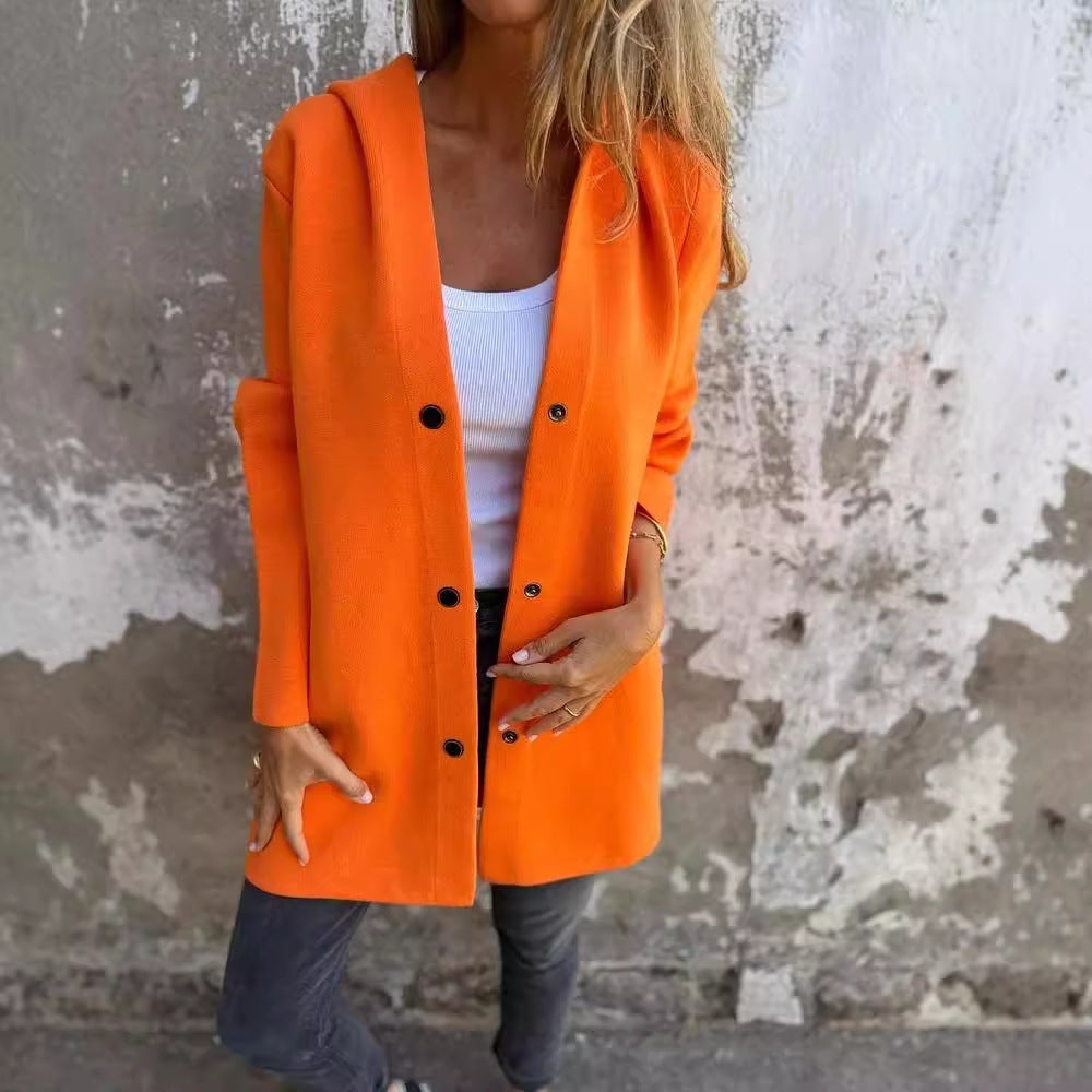 Cardigan à capuche femme – Style décontracté et chic