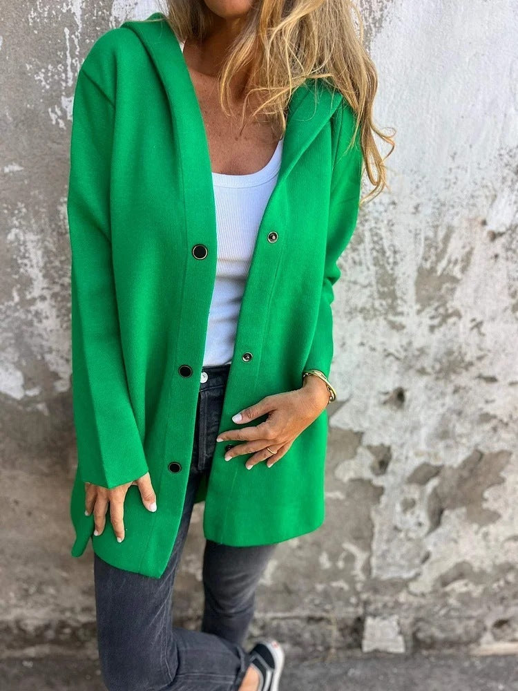 Cardigan à capuche femme – Style décontracté et chic