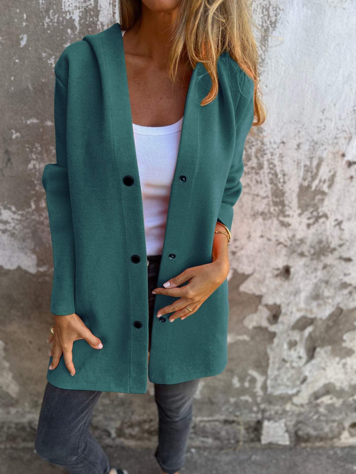 Cardigan à capuche femme – Style décontracté et chic