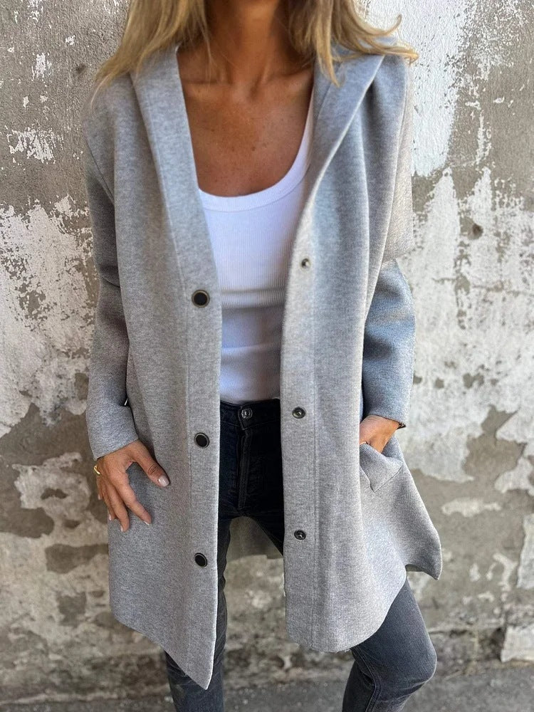 Cardigan à capuche femme – Style décontracté et chic