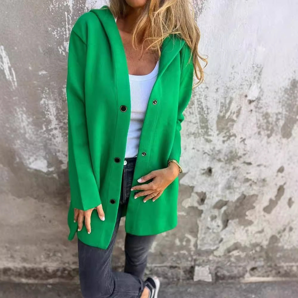 Cardigan à capuche femme – Style décontracté et chic