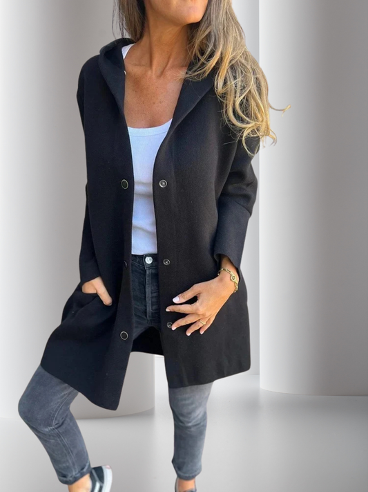 Cardigan à capuche femme – Style décontracté et chic