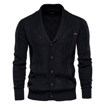 Cardigan Matelassé pour Hommes - Style Urbain et Confort Chaleureux