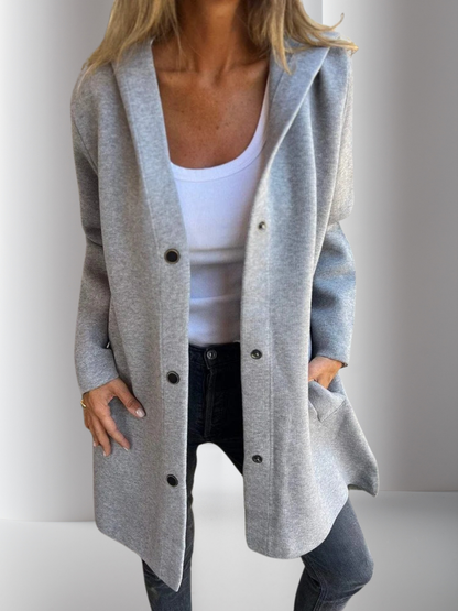 Cardigan à capuche femme – Style décontracté et chic