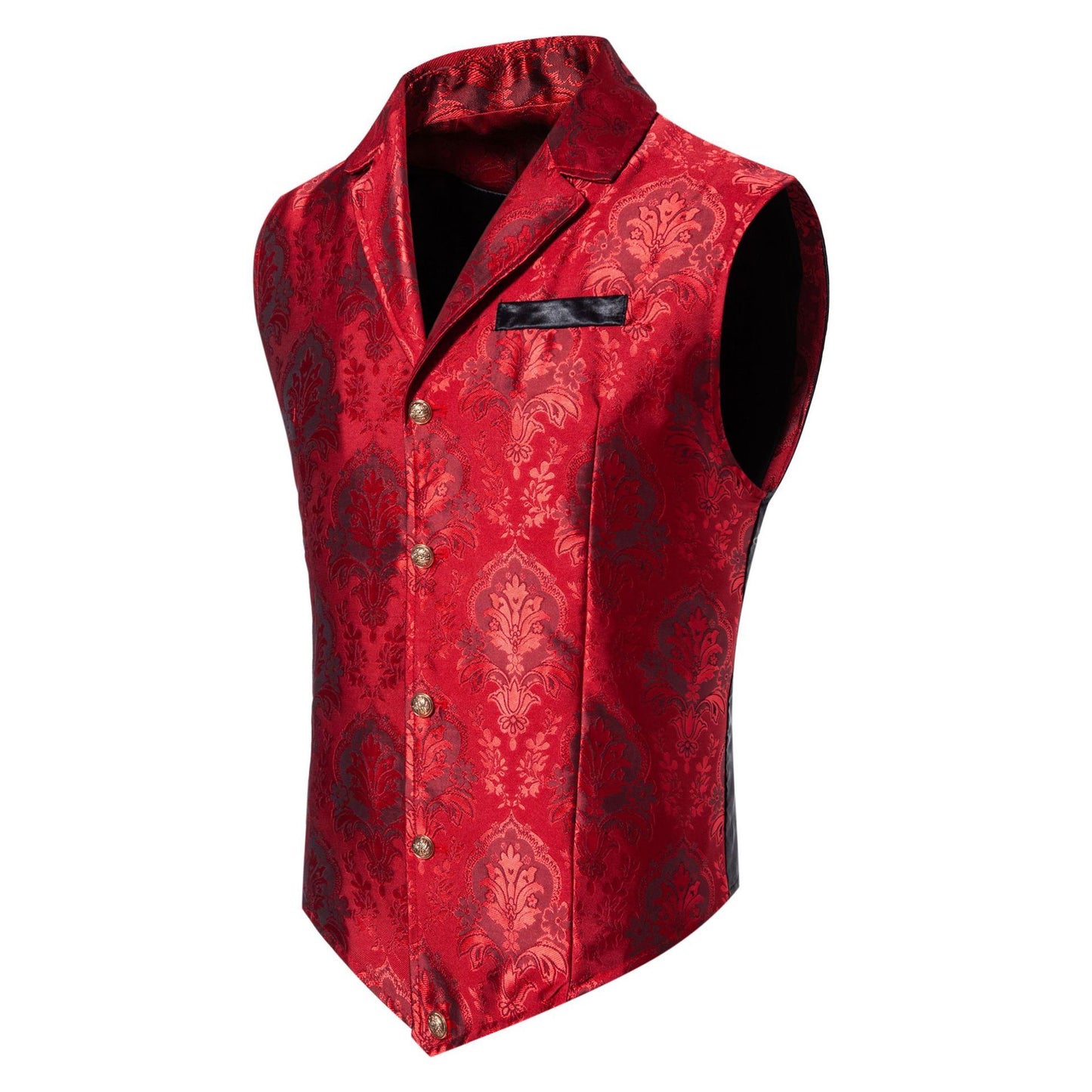 Gilet de Costume Jacquard pour Hommes