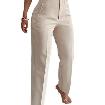 Pantalon Femme Taille Haute – Chic, Confortable et Tendance